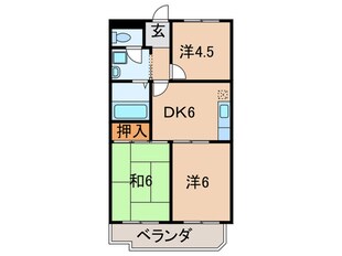 グレイスフル西川の物件間取画像